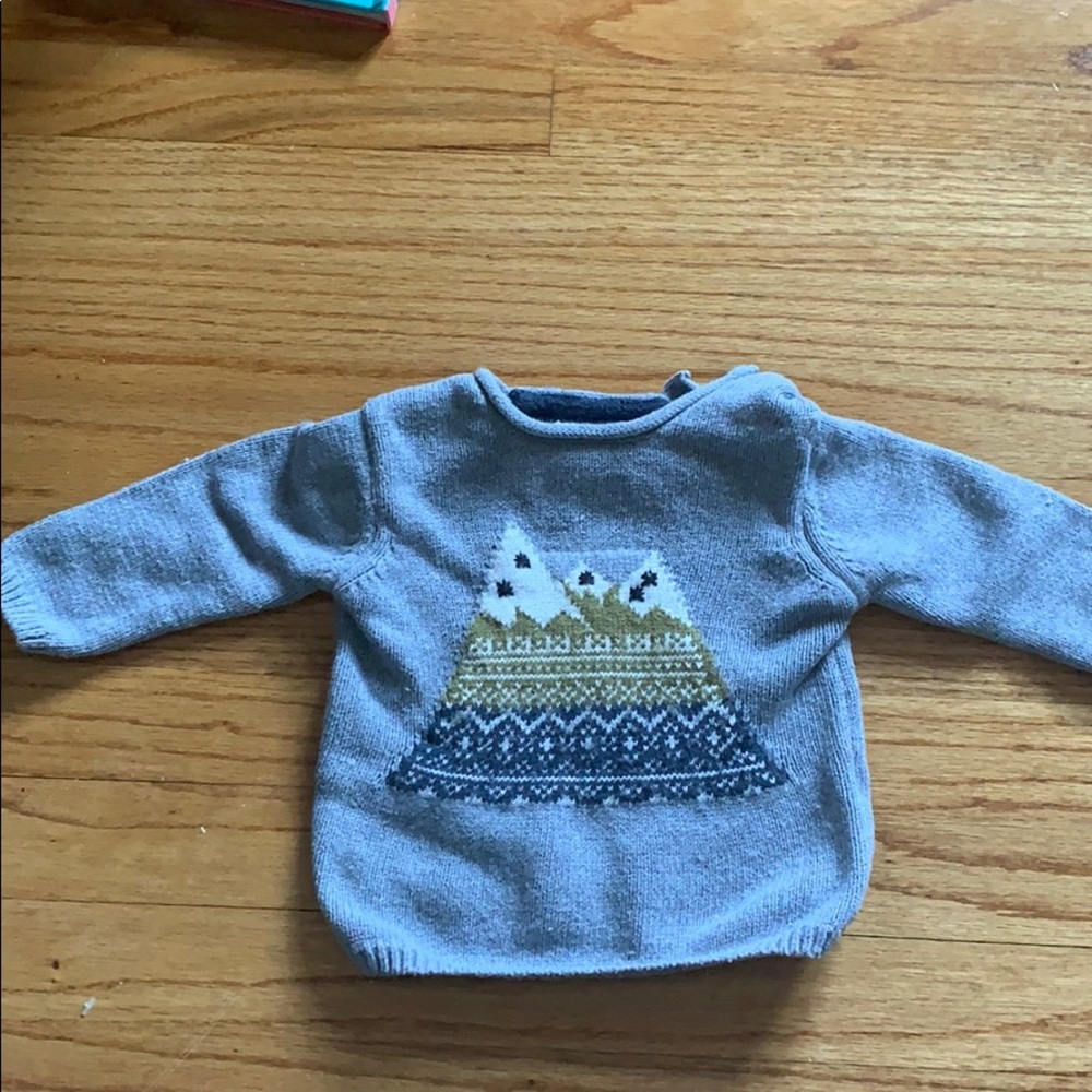 Zara 6-9 month Mountain sweater